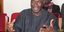 The former President of the political party of Uganda Peoples Congress, Mr. Olara Otunnu: